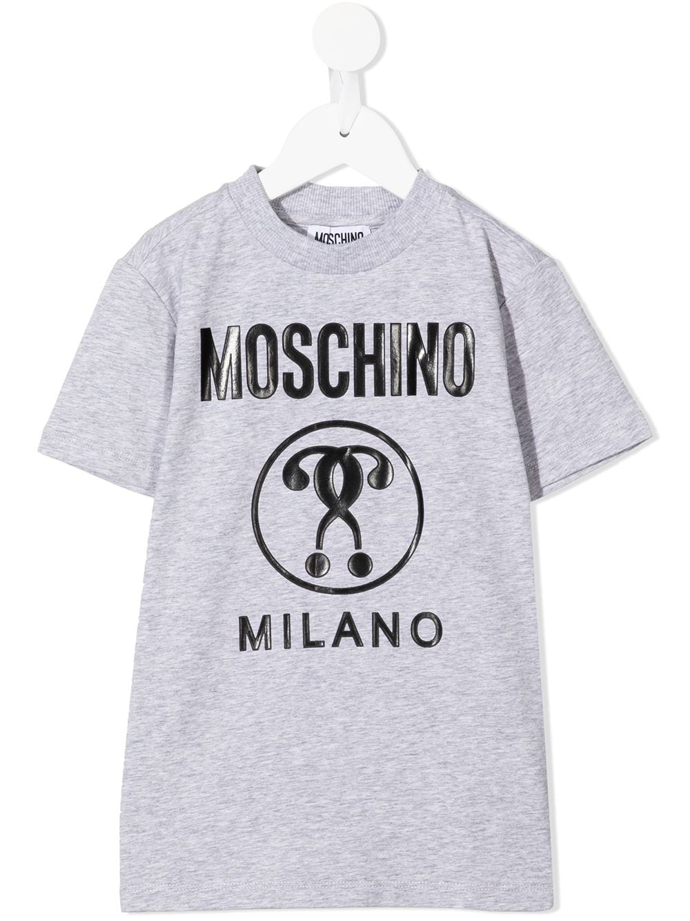 Image 1 of Moschino Kids double question mark-print T-shirt