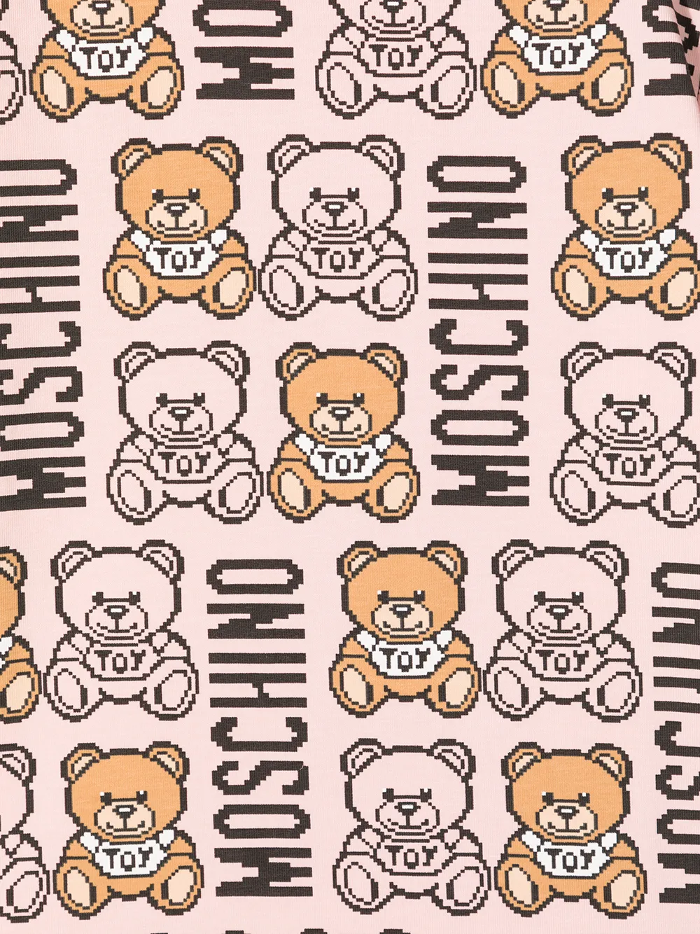 фото Moschino kids футболка teddy bear с логотипом