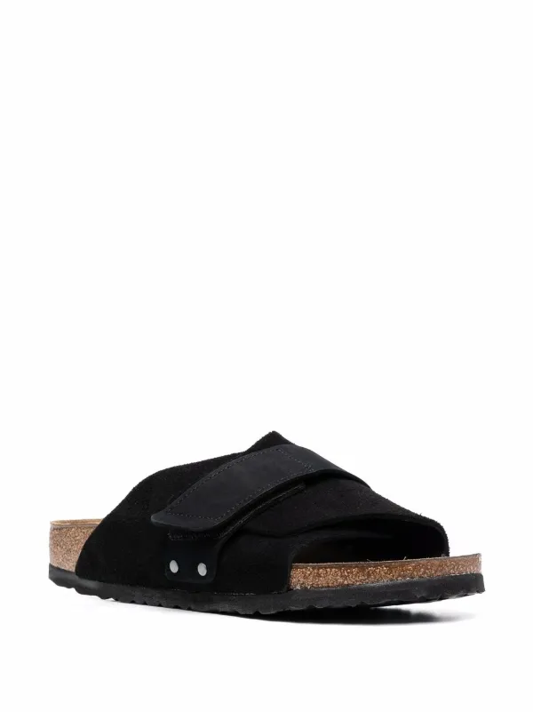 Birkenstock Sandália De Tiras Kyoto | Preto | FARFETCH BR