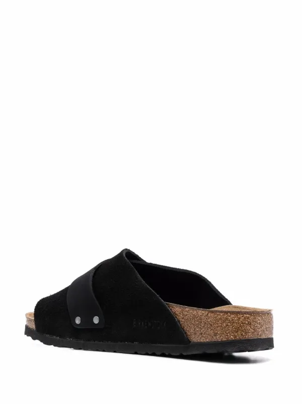 Birkenstock Sandália De Tiras Kyoto | Preto | FARFETCH BR