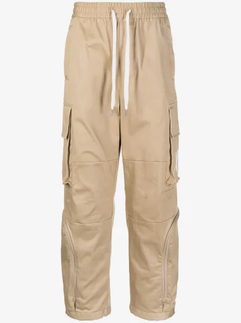 Ports V drawstring cargo trousers