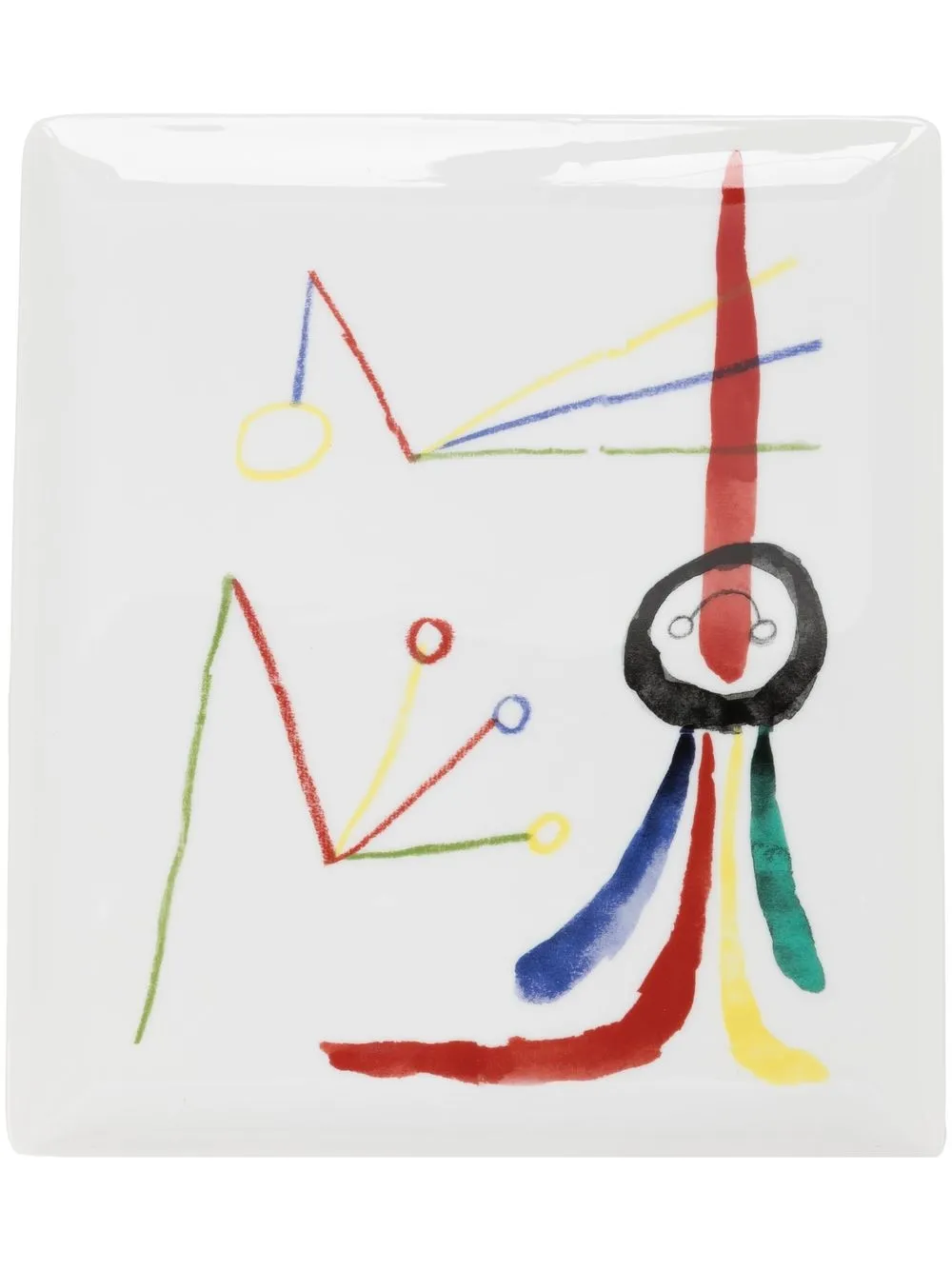 

Bernardaud Joan Miró rectangular tray - White