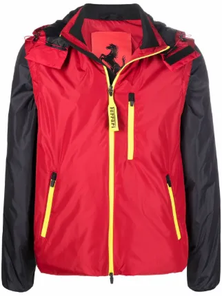 Ferrari multi-pocket zip-up Hooded Jacket - Farfetch