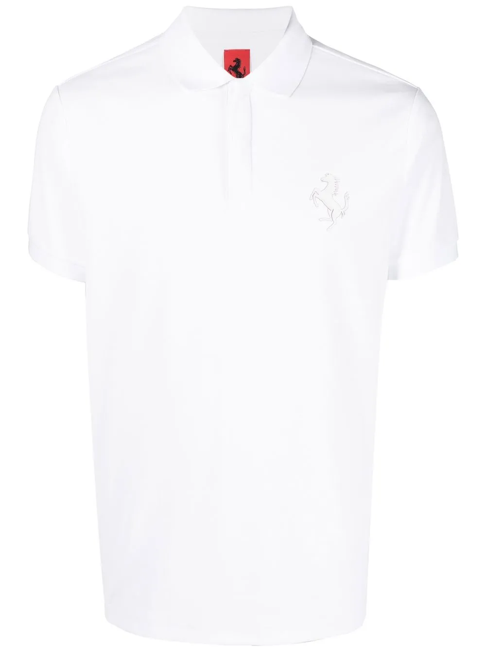 Ferrari logo-print Polo Shirt - Farfetch