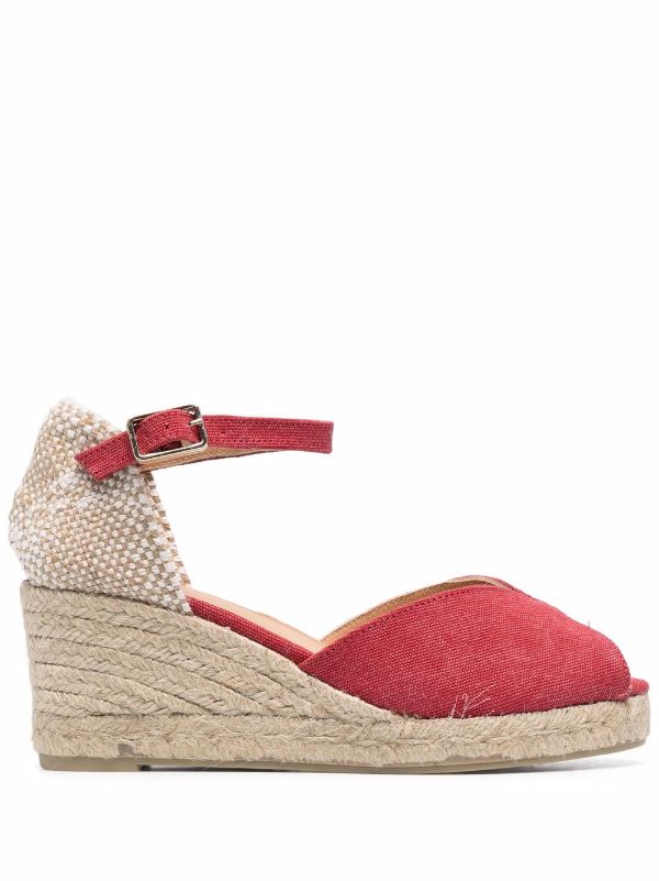 Red castaner cheap espadrilles