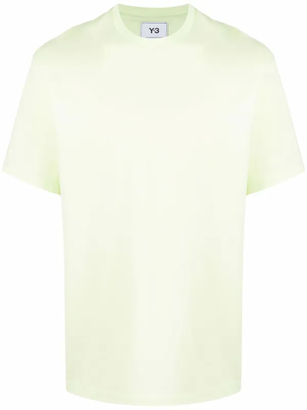 Y-3 logo-print Cotton T-shirt - Farfetch