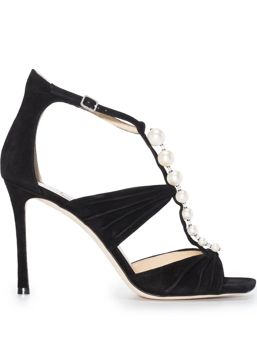 

Jimmy Choo sandalias Aura con tacón de 95mm - Negro