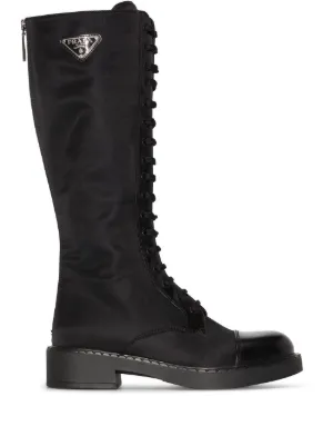 prada tall black boots