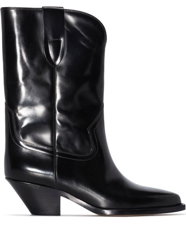 jeugd bagage Recensent ISABEL MARANT Dahope Leather Boots - Farfetch