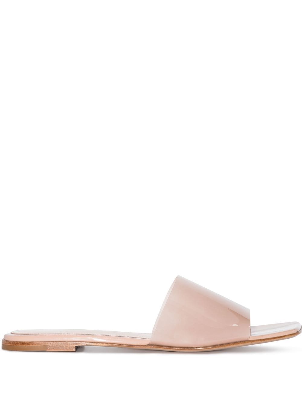 Gianvito Rossi semi-transparent Flat Sandals - Farfetch