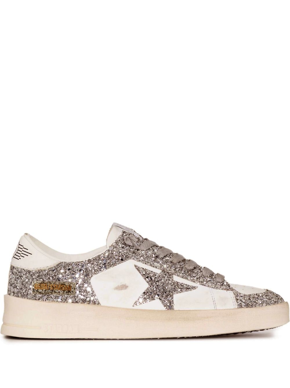 Image 1 of Golden Goose star-patch lace-up sneakers