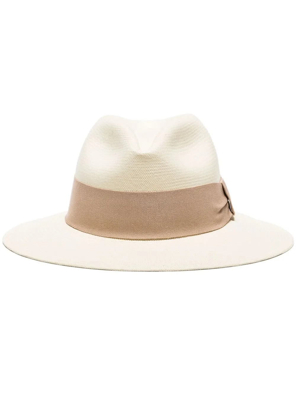 

Frescobol Carioca Panama ribbon band hat - Neutrals