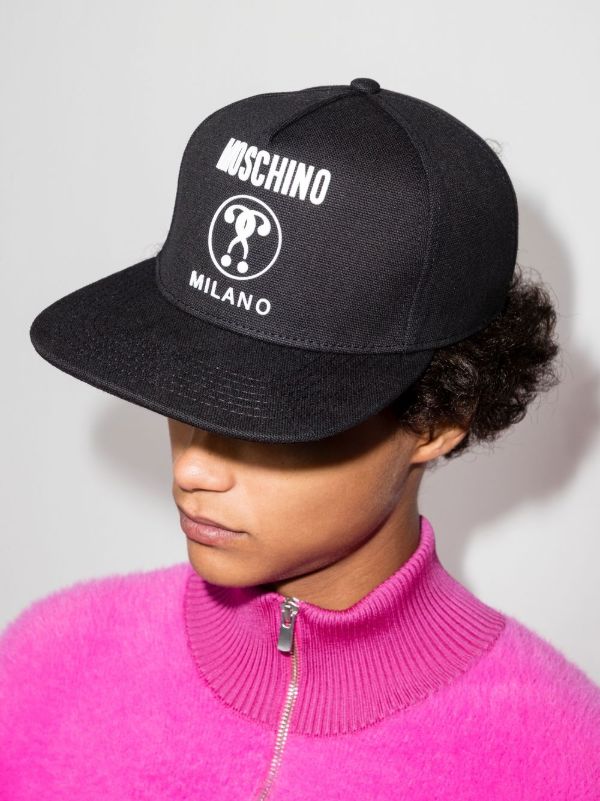 moschino logo hat