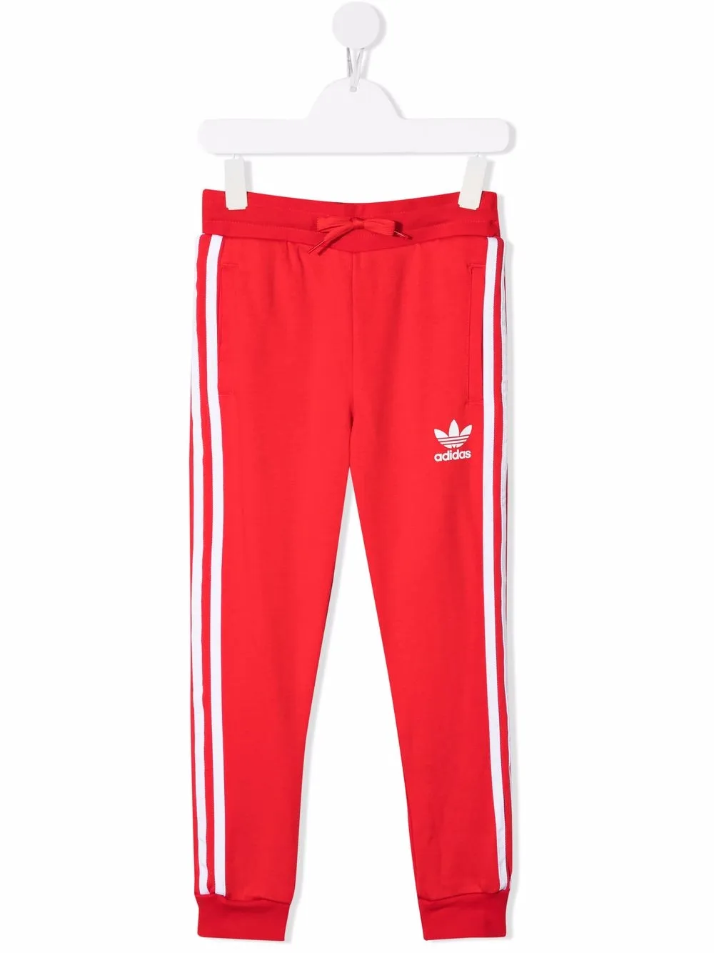 

adidas Kids pants con logo estampado - Rojo