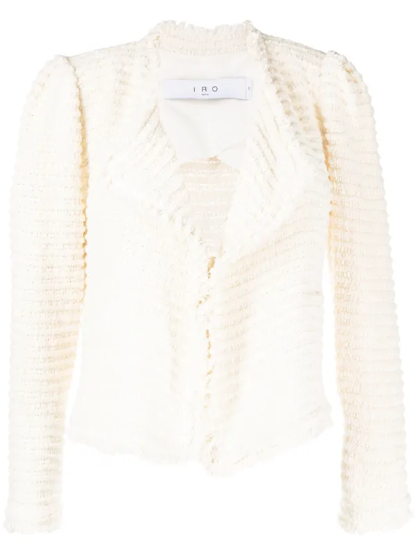 iro white tweed jacket