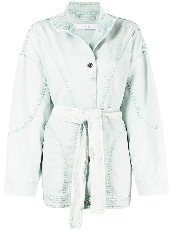 IRO Longline Denim Jacket - Farfetch