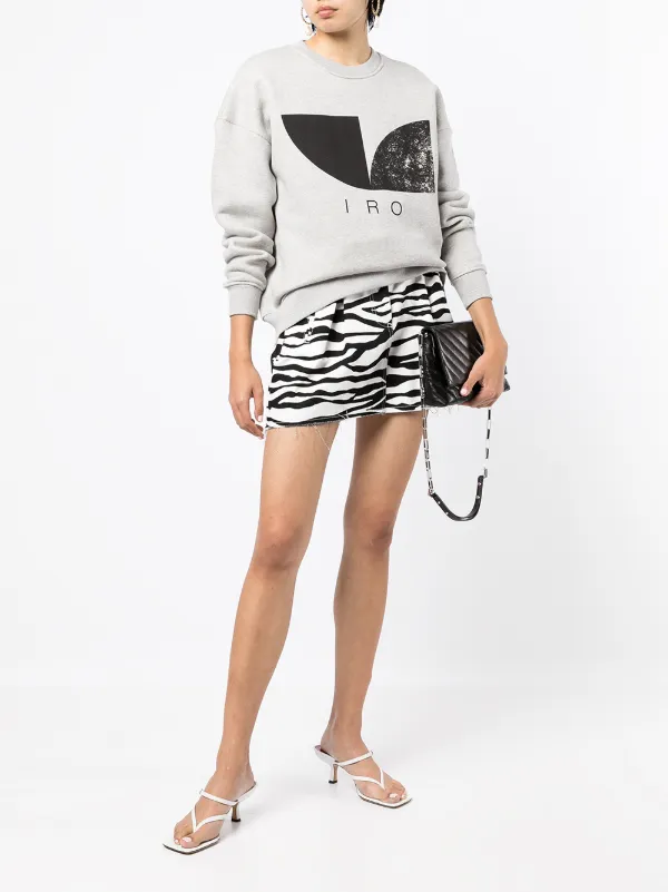 IRO graphic-print Cotton Sweatshirt 