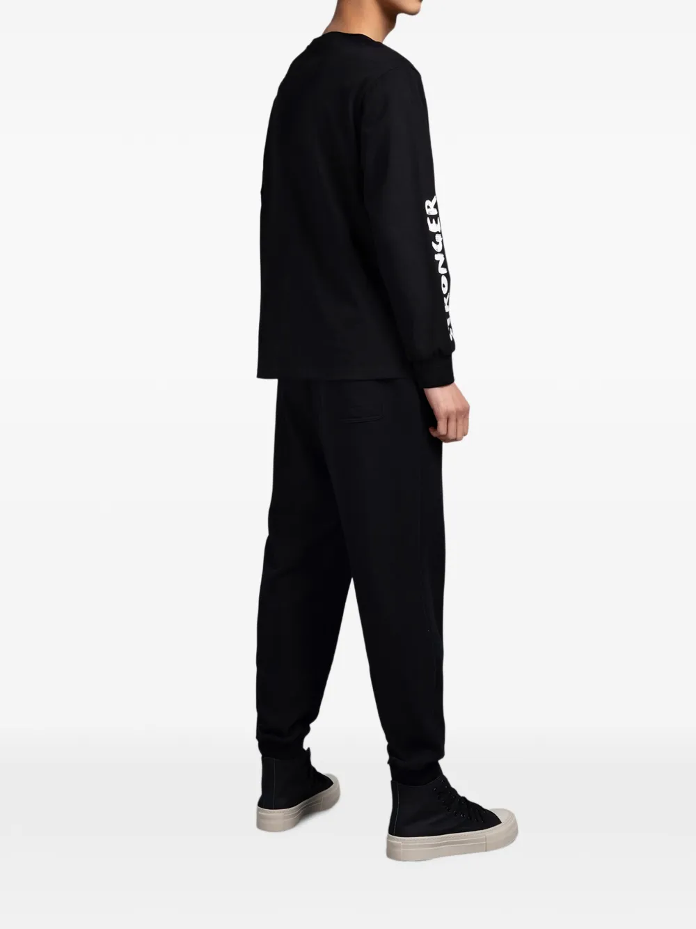 Ports V Sweater met tekst Zwart