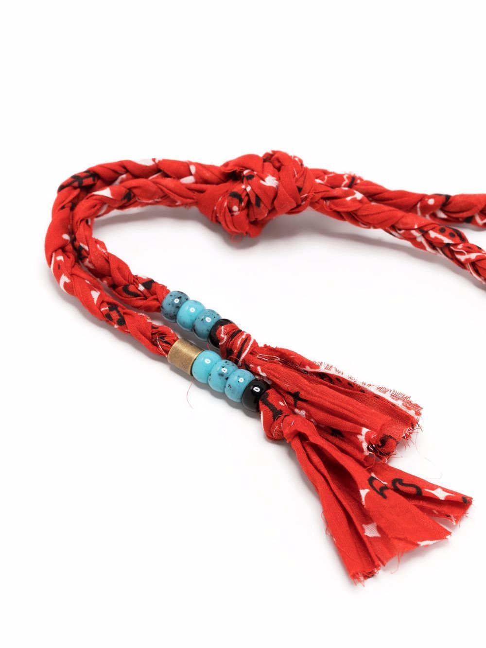 фото Alanui bandana beaded necklace