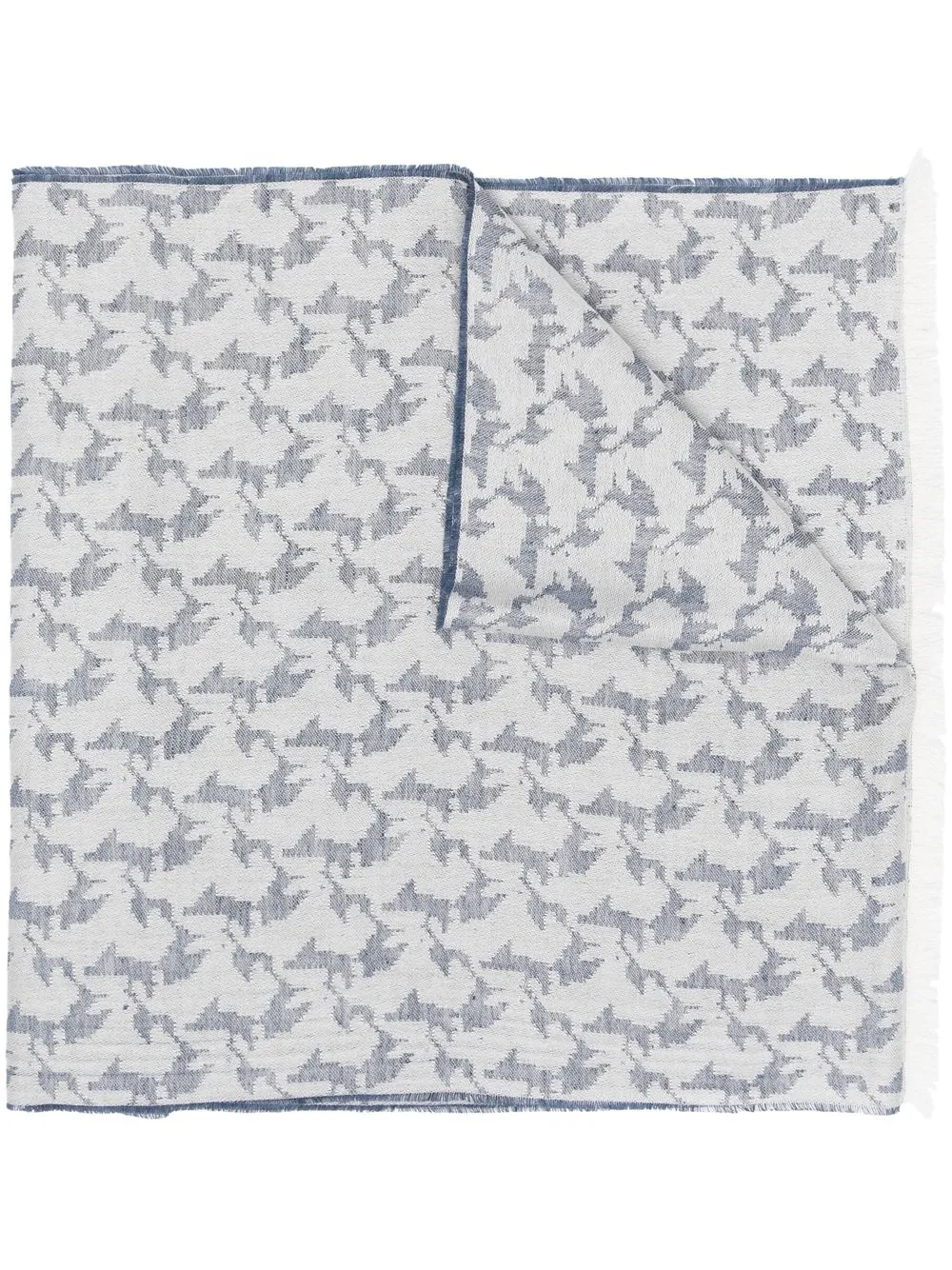 

Ferrari Prancing Horse pattern scarf - Blue