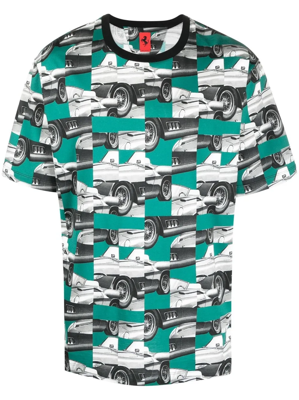 

Ferrari graphic-print short-sleeved T-shirt - Black