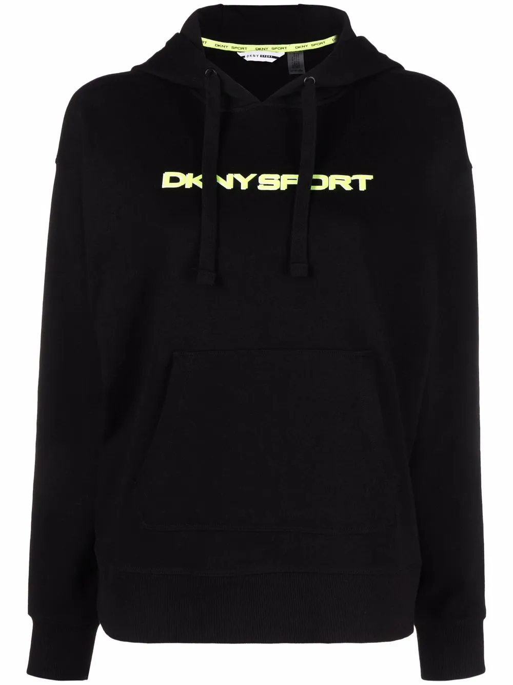 

DKNY logo-print hoodie - Black