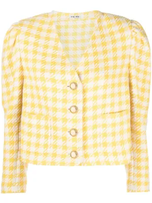 Miu Miu Tweed Jackets for Women - Shop on FARFETCH