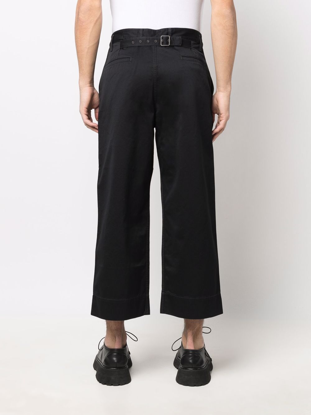 фото Lemaire cropped straight-leg trousers