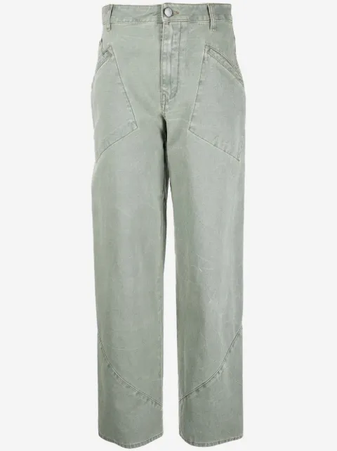 Alberta Ferretti pantalones con tiro alto