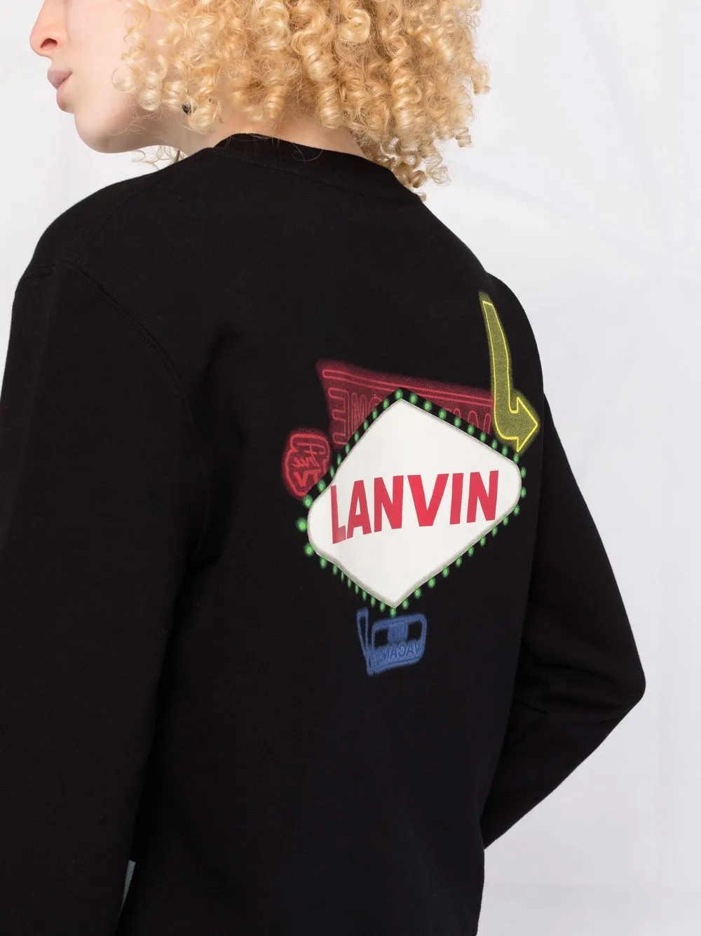 фото Lanvin толстовка с логотипом