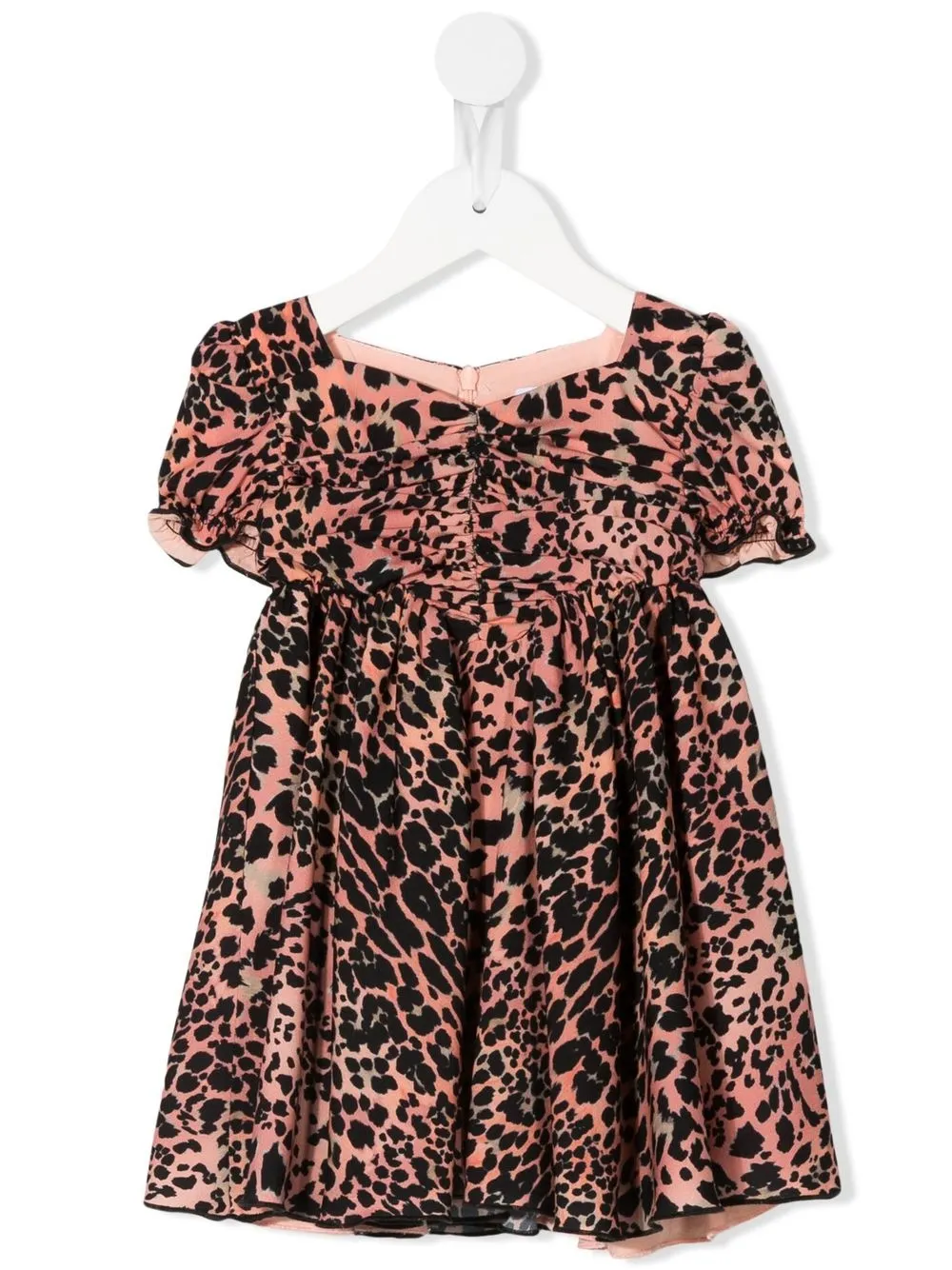 

Roberto Cavalli Junior vestido con estampado de leopardo - Rosado