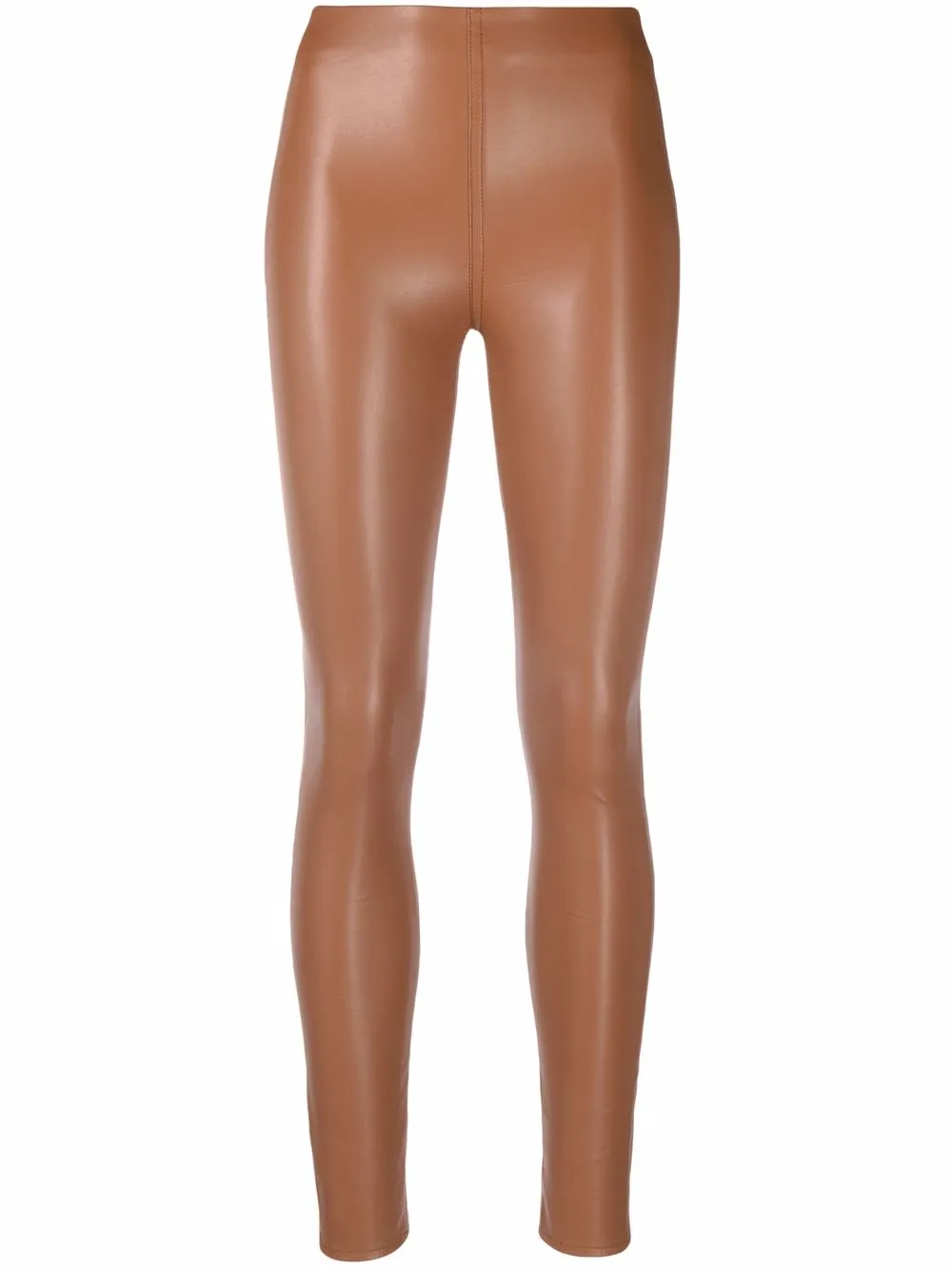 

Rag & Bone high-waisted faux-leather leggings - Brown