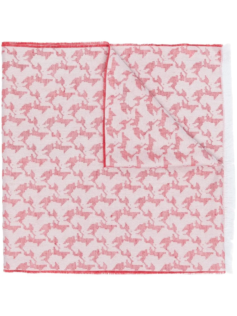 Ferrari Prancing Horse Scarf In Red