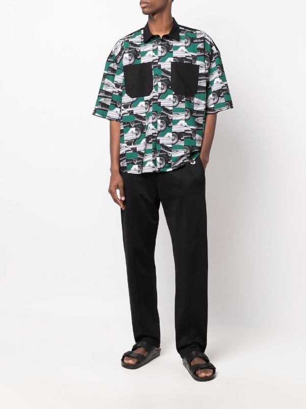 Prada graphic-print short-sleeve Shirt - Farfetch