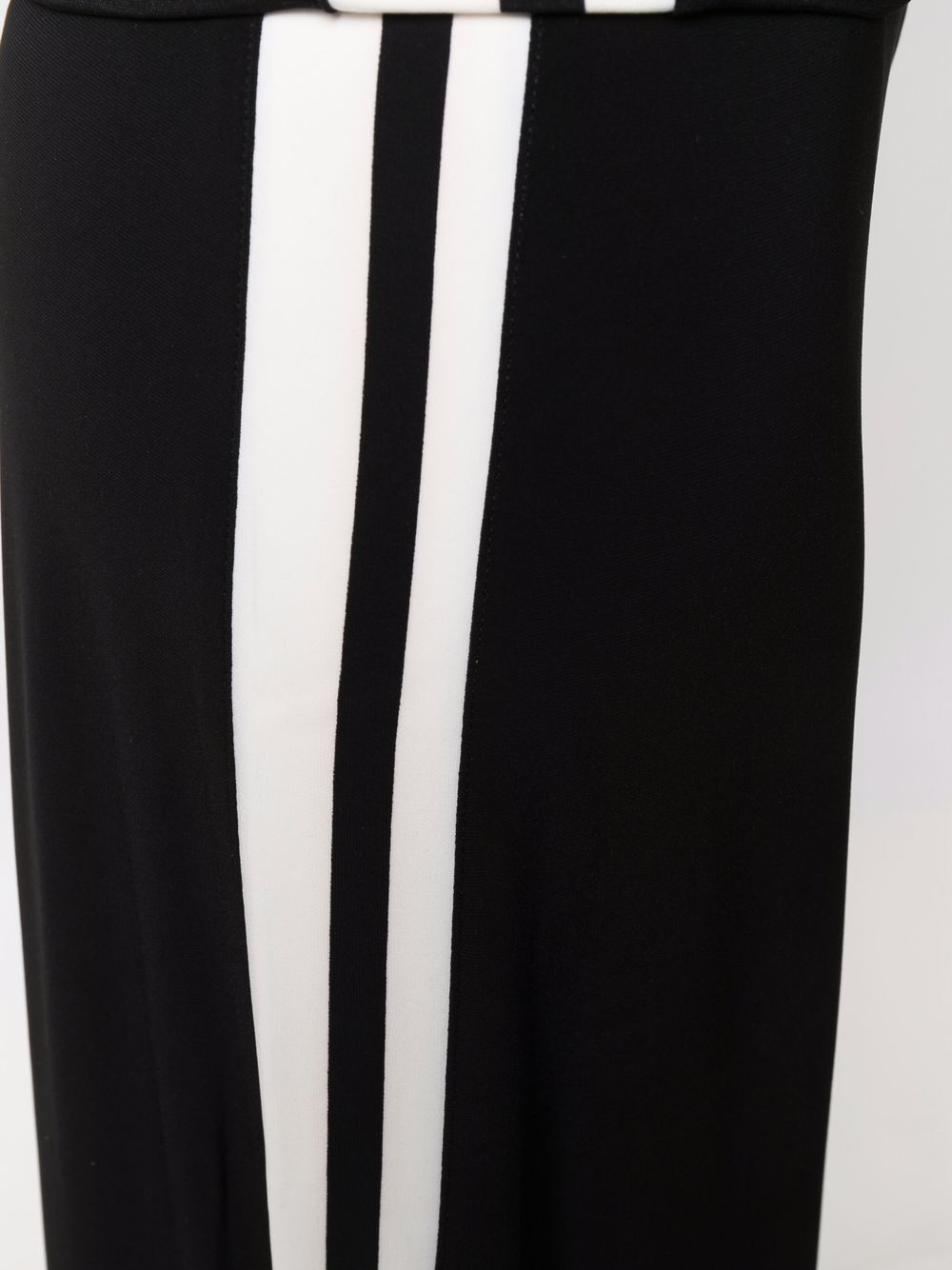 фото Norma kamali flared side-stripe trousers