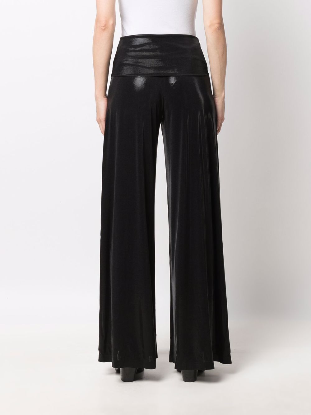 фото Norma kamali flared stretch trousers