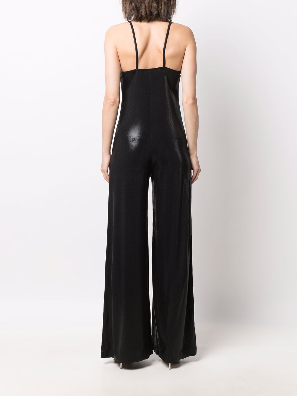 фото Norma kamali faux leather jumpsuit