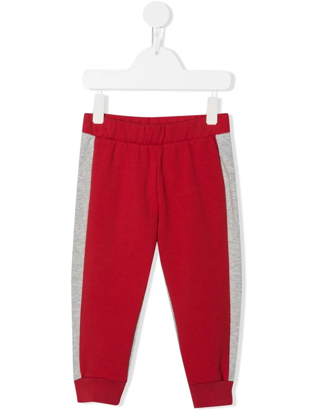 

Roberto Cavalli Junior pants deportivos con diseño color block - Gris