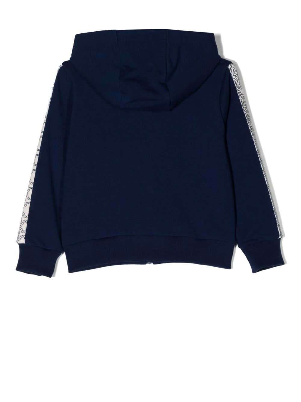 Roberto Cavalli Junior Hoodie met logopatch - Blauw