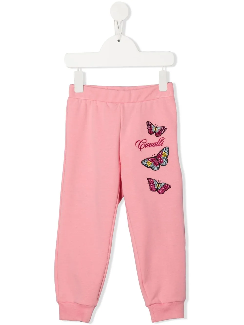 

Roberto Cavalli Junior pants con diseño patchwork - Rosado