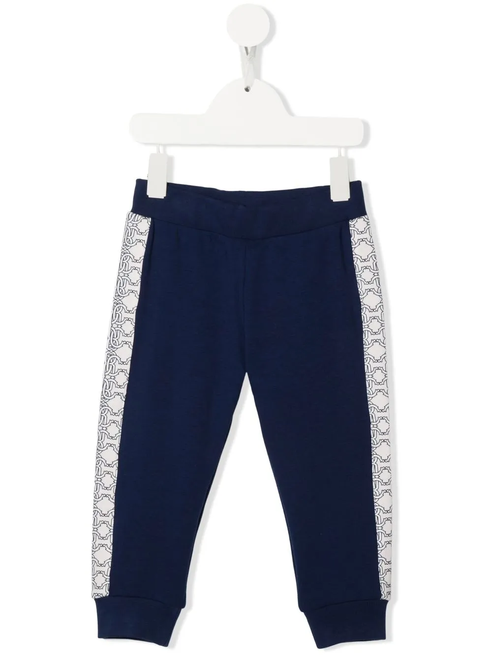 

Roberto Cavalli Junior pants con parche del logo - Azul