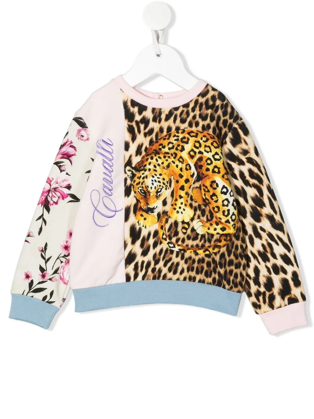 

Roberto Cavalli Junior animal-print sweatshirt - Pink