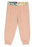Roberto Cavalli Junior embroidered-logo cotton trackpants - Pink
