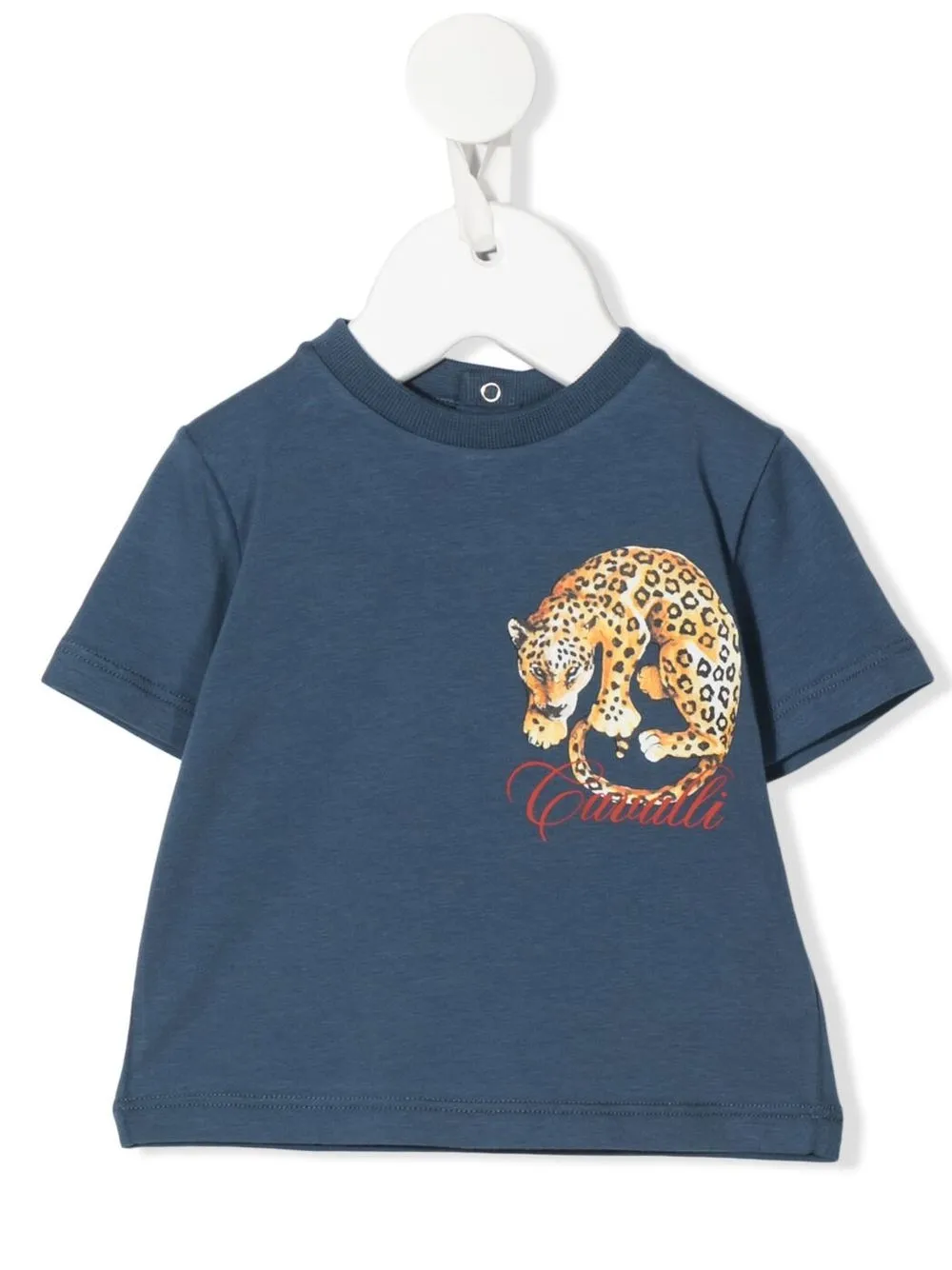 

Roberto Cavalli Junior playera con estampado gráfico - Azul