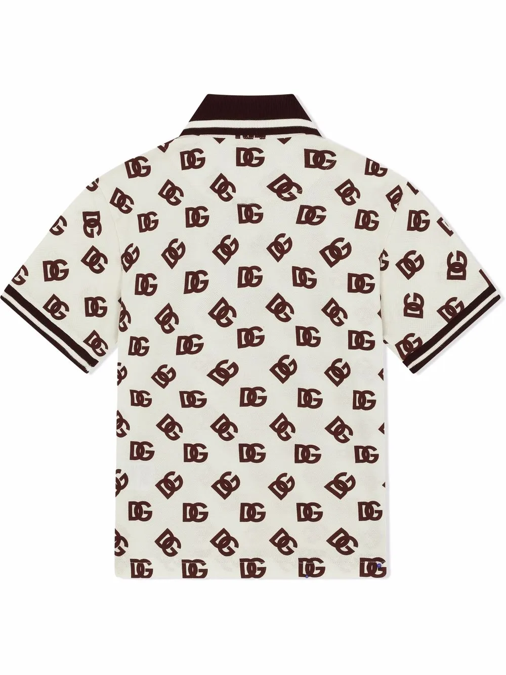 Dolce & Gabbana Kids Poloshirt met logoprint - Rood