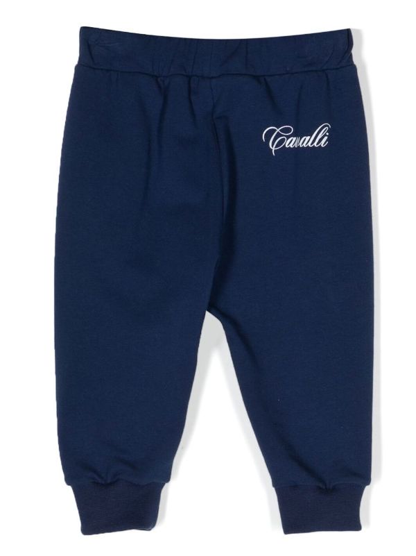 Roberto Cavalli Junior logo-print Cotton Shorts - Farfetch