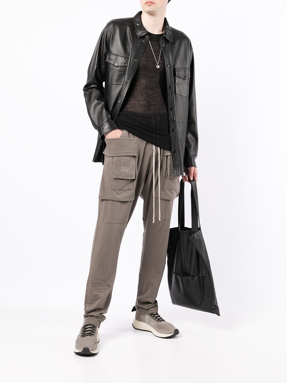 Rick Owens DRKSHDW Trainingsbroek met zakdetail - Bruin