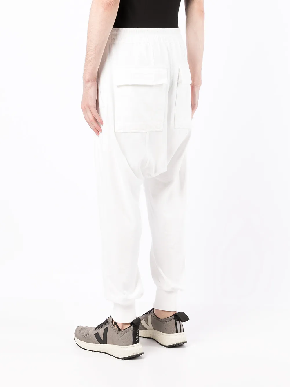 фото Rick owens drkshdw спортивные брюки с низким шаговым швом
