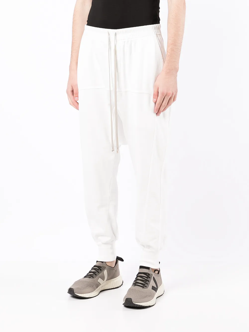 фото Rick owens drkshdw спортивные брюки с низким шаговым швом
