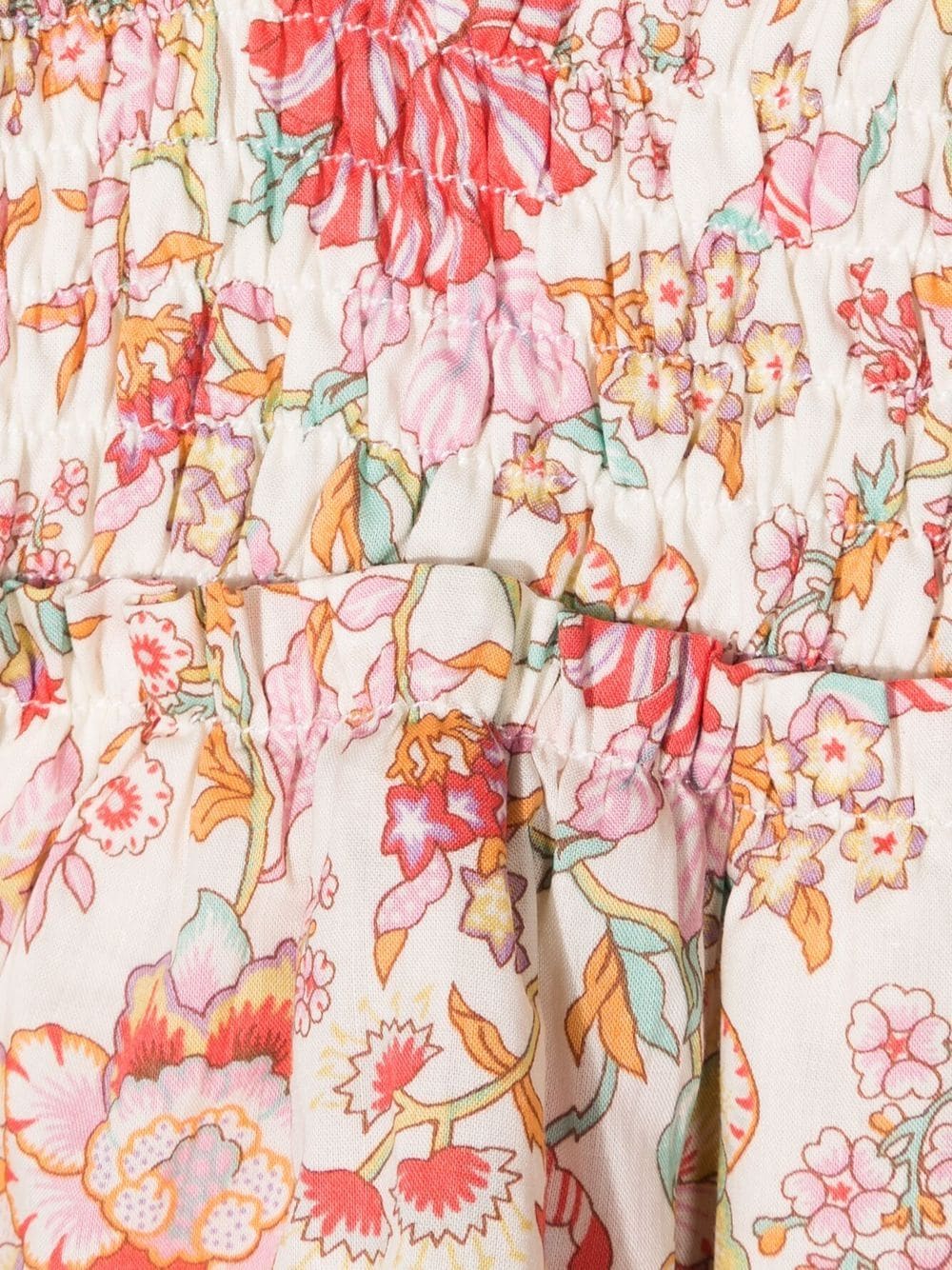 фото Tartine et chocolat юбка со сборками и цветочным принтом
